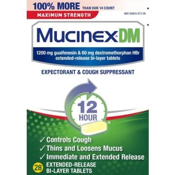 Box of 28 Mucinex DM