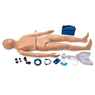 Nasco Gaumard CPR Simon Full-Body Simulator with OMNI Code Blue Pack