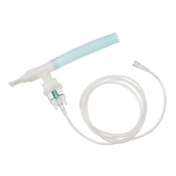 Nebulizer Kit with Tee, Small-Volume, Mouthpiece, 6 Reservoir Tubes, 7 Foot Star-Lumen Tubing, Standard Connector