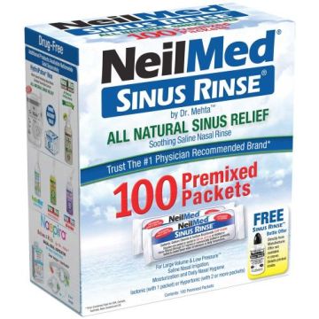 Neilmed Sinus Rinse All Natural Relief Premixed Refill Packets