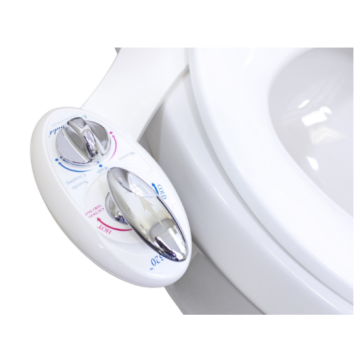 Luxe Neo320 Bidet with Self Cleaning Dual Nozzle - White (Hot or Cold Settings)