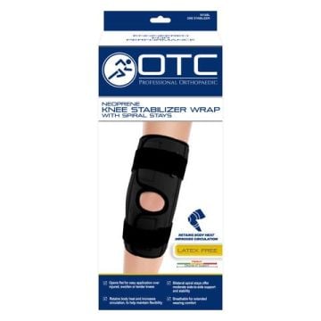 OTC Neoprene Knee Stabilizer Wrap with Spiral Stays