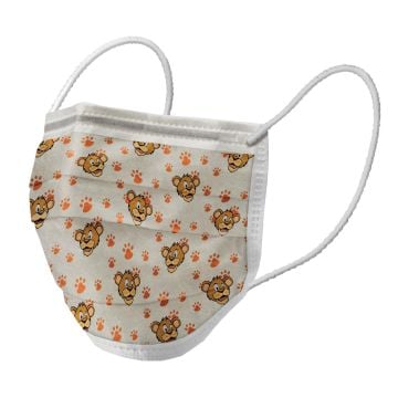 Medline ASTM Level 1 Procedure Face Mask, Pediatric Buddy Print - NONBUDDYEL