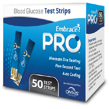 Embrace PRO Blood Glucose Test Strips