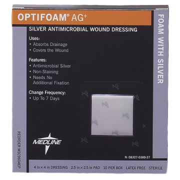 Optifoam Antimicrobial AG Silver Dressing