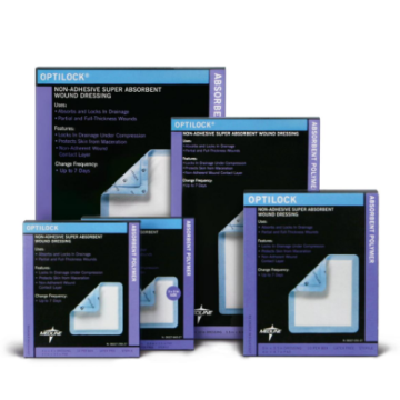 OPTILOCK Nonadhesive Super Absorbent Wound Dressing