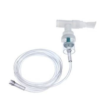 Micro Mist Nebulizer: Tee, Mouthpiece, Small-Volume, 7 ft. Star Lumen Tubing, Standard Connector