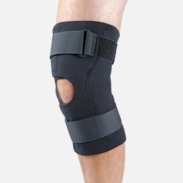 Neoprene Hinged Knee Support with Anterior Closure