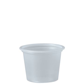 1 oz. Clear Plastic