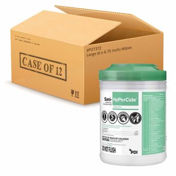 Large (6 x 6.75 Inch) Wipes