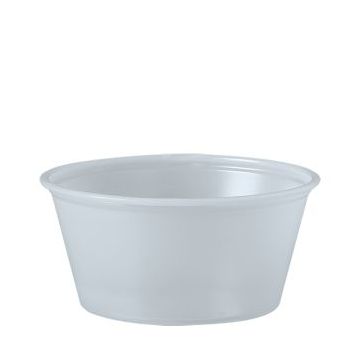 3.25 oz. Clear Plastic