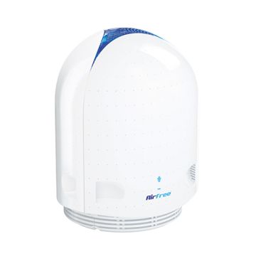 Airfree P1000 Air Purifier with Blue Light On