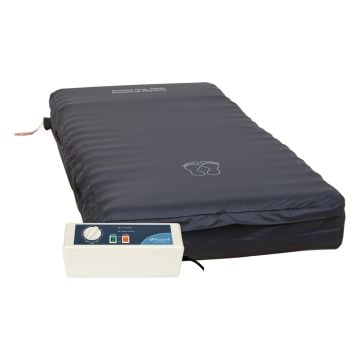 Protekt Aire 3500 Alternating Pressure Mattress System with 3 Inch Densified Fiber Support Base, Mattress and Cover