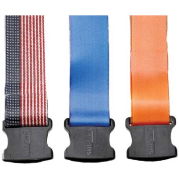 PathoShield Gait Belts, Flag Print, Blue and Orange