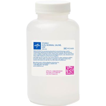 100 mL Bottle, 0.9% Normal Saline 