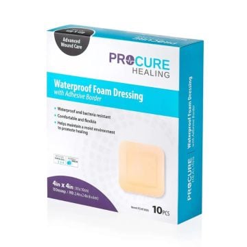 Procure Waterproof Foam Dressing with Border - Several Sizes