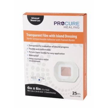 ProCure Transparent Film with Island Dressing - Several Dressing