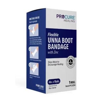 ProCure Unna Boot Bandage with Zinc, Flexible - Several Sizes