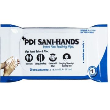 PDI Sani-Hands Instant Hand Sanitizing Wipes