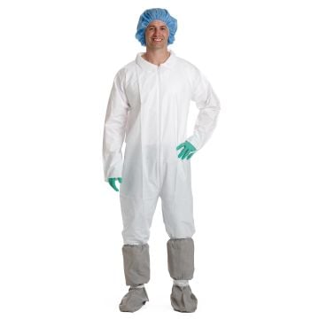 Medline Microporous Breathable Coveralls, Size L to 3XL