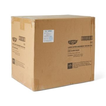 CURAD Clinical Care Super Absorbent Polymer Wound Dressings, 4 x 4 in. - CURSS5153
