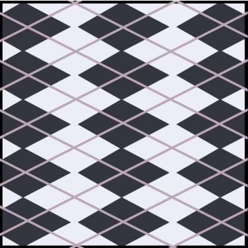 Pink Argyle Swatch