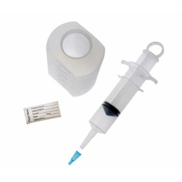 Irrigation Kit, including Piston Syringe with Thumb Ring