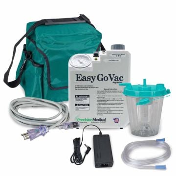 with Hospital-grade Power Cord, Carry Bag, Charger, and Canister
