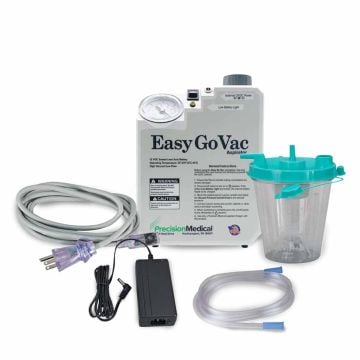 with Hospital-grade Power Cord, Charger, and Canister; No carry bag