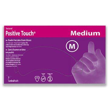 Positive Touch Latex Exam Gloves Powder Free - Non-Sterile