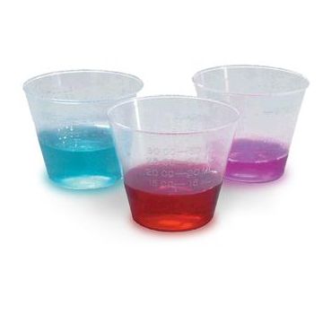 1 oz Cups Plastic Calibrated Medicine Cups in Ounces and Mil 