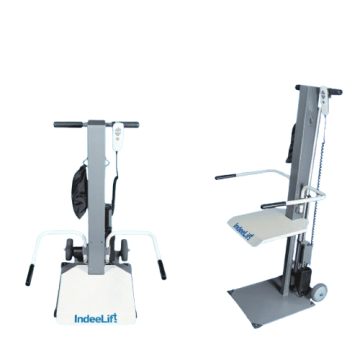 IndeeLift Raises from Floor to Sitting Position, With a Maximum Height of 21 Inches 