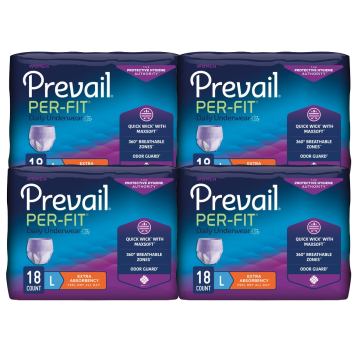4 packs of 18 count