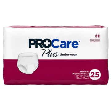 ProCare Plus Pull On with Tear Away Seams Disposable Moderate Absorbency