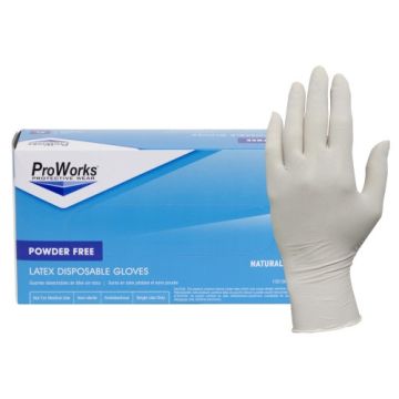 ProWorks Powder-Free Latex Disposable Gloves