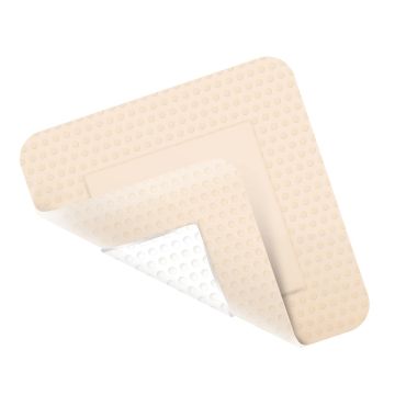 Proximel Silicone Foam Dressing with Border, 4x4 Inch, Single Pad