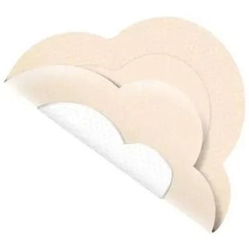 Proximel Silicone Foam Dressing with Border for Sacrum, 6.8x7 Inch, Single Pad