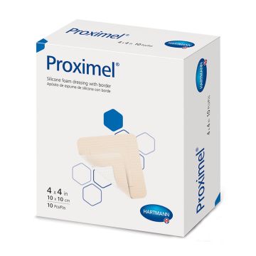 Proximel Silicone Foam Dressing With Border
