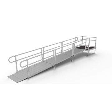18 Foot Ramp with 4 Foot Platform