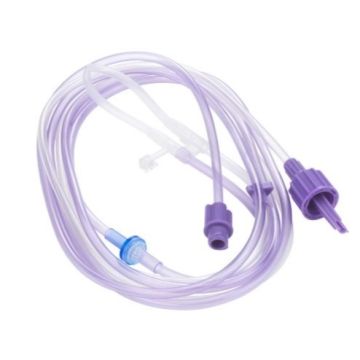 Spike Set with Anti-Free Flow Valve, ENFit Connector and Transition Connector