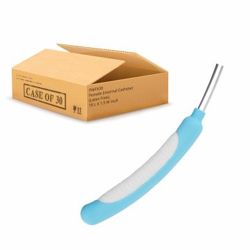 Female External Catheter (Latex Free), 10 L X 1.5 W Inch