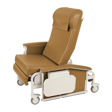 Pyrite, Steel Casters, Drop Arm Bariatric Care Cliner