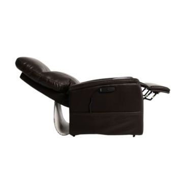 Vinyl Chestnut Recliner