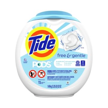 Tide PODS Free and Gentle Laundry Detergent