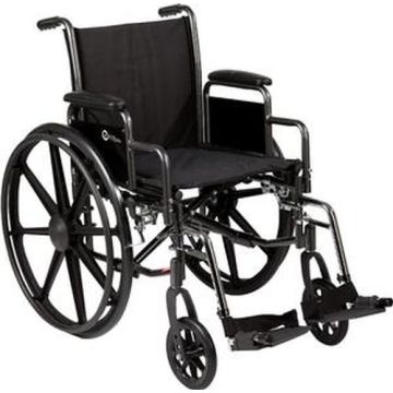 K-3 Lite Wheelchair with Swing Away Foot Rests