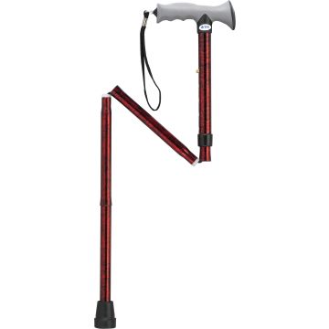 Drive Medical Adjustable Lightweight Folding Cane with Gel Hand Grip - RTL10370xx