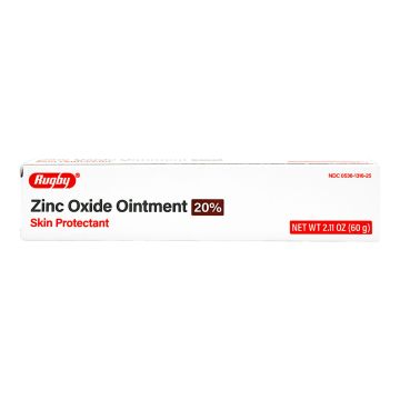 Rugby Skin Protectant Zinc Oxide Ointment 20% - 2 & 16 Oz.