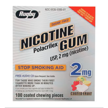 Rugby Nicotine Polacrilex Gum - 2 & 4 mg