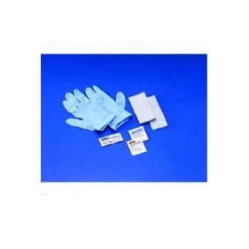 Insertion Kit with Underpad, Large Pair Exam Glove, BZK Pad, Lubricating Jelly