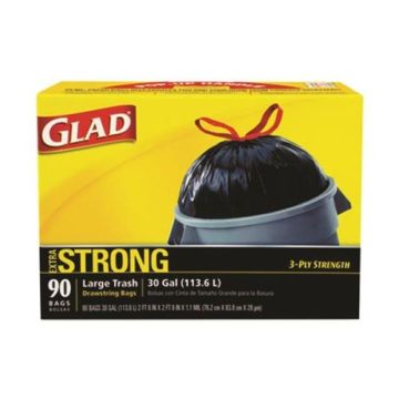 Glad Strong Large Trash, 20 - 30 Gallon